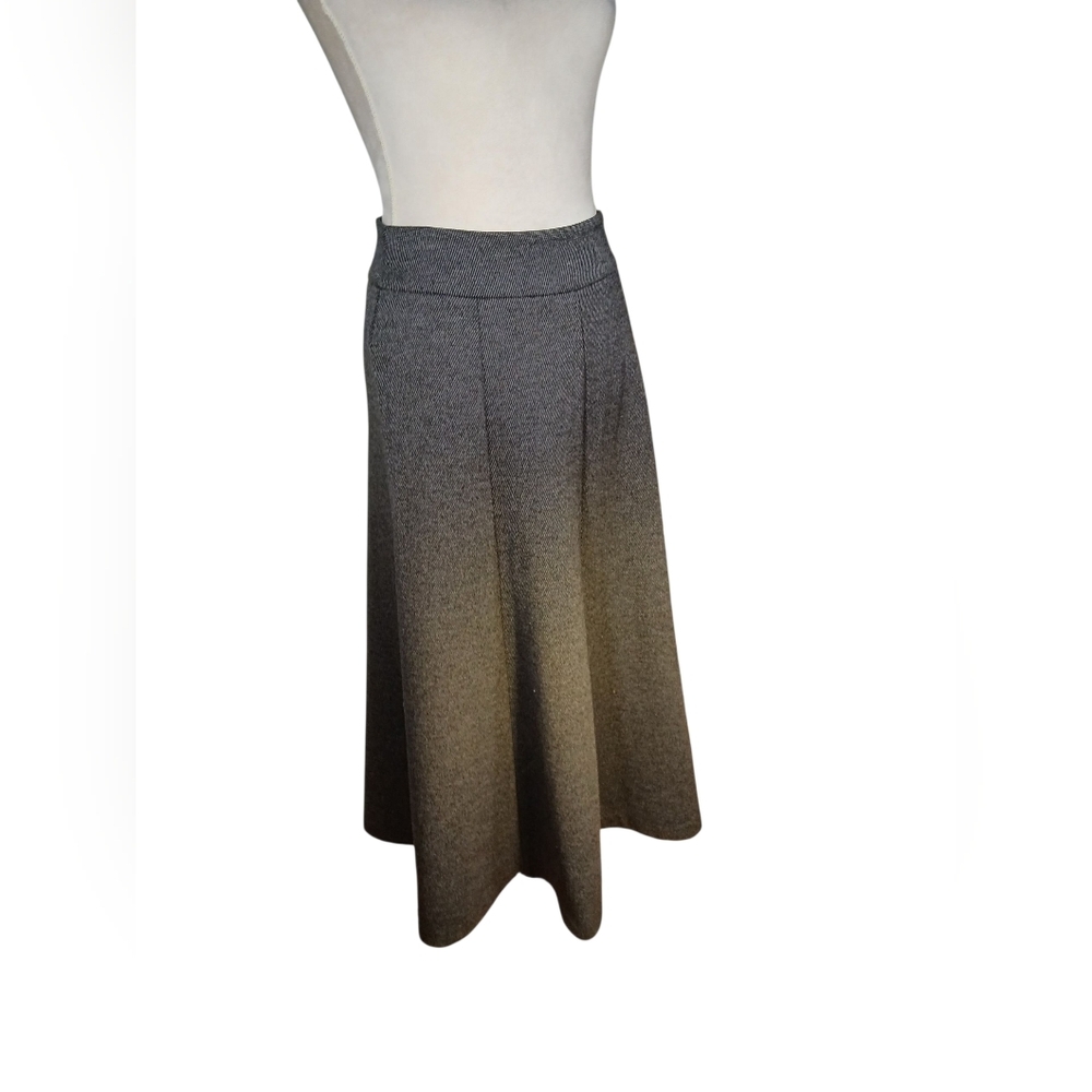 Coldwater Creek Grey Woven Skirt Size 6